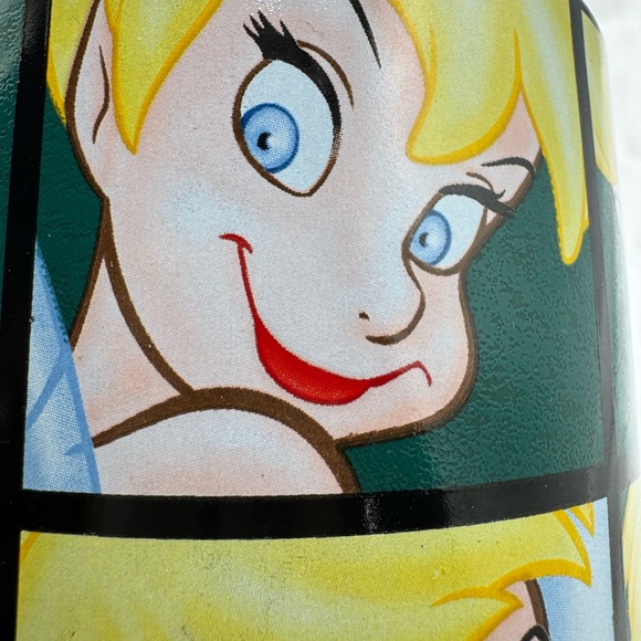 Disney Tinker Bell green Mug featuring 10 facial expressions new without tag - Picture 5 of 8